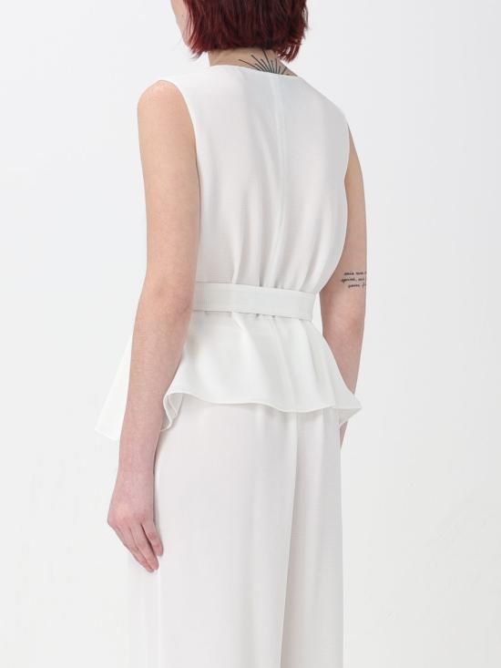  엠포리오 아르마니 민소매 티셔츠 E3NK1BF9902 101 White - EMPORIO ARMANI