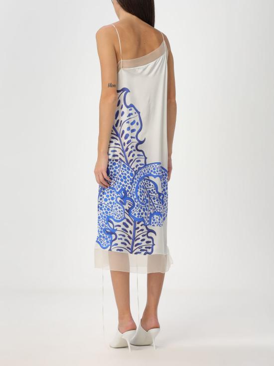  살바토레 페라가모 미디 원피스 765584 001 Blue - SALVATORE FERRAGAMO