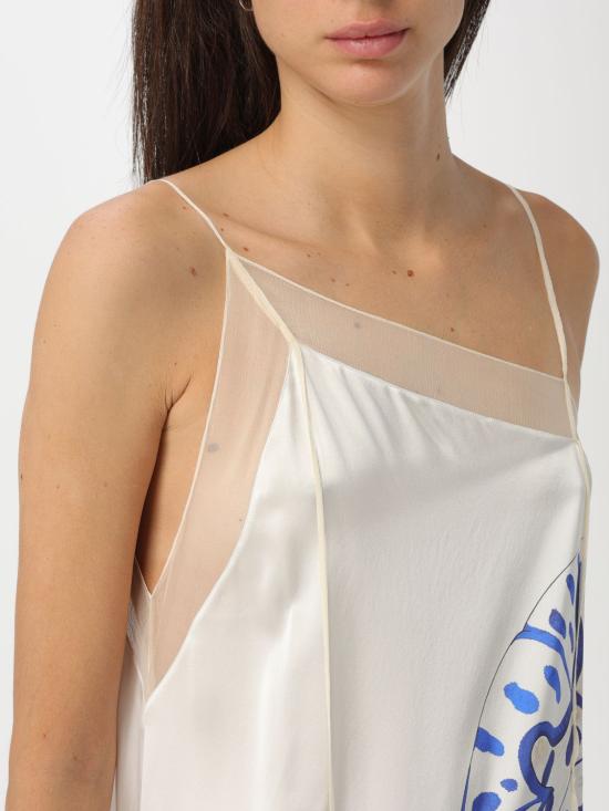  살바토레 페라가모 미디 원피스 765584 001 Blue - SALVATORE FERRAGAMO