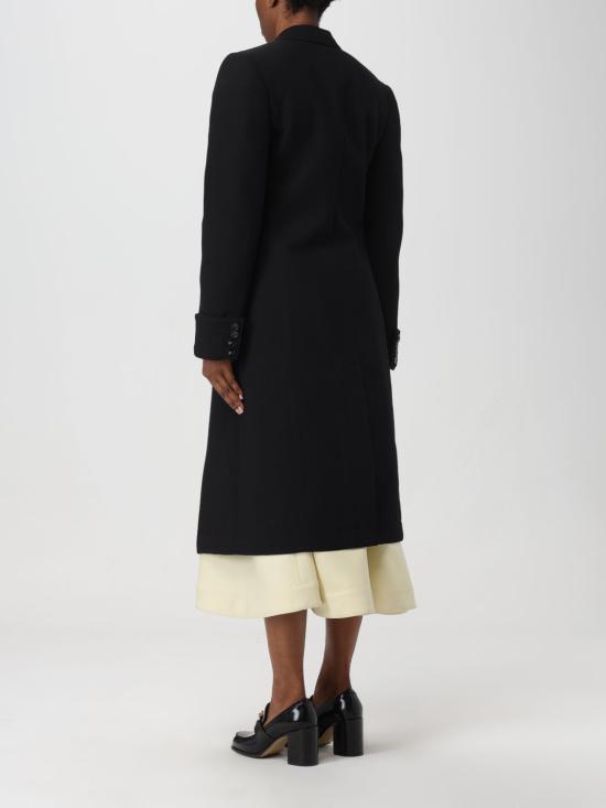 25FW 보테가베네타 코트 753426VKPH0 1000 Black - BOTTEGA VENETA