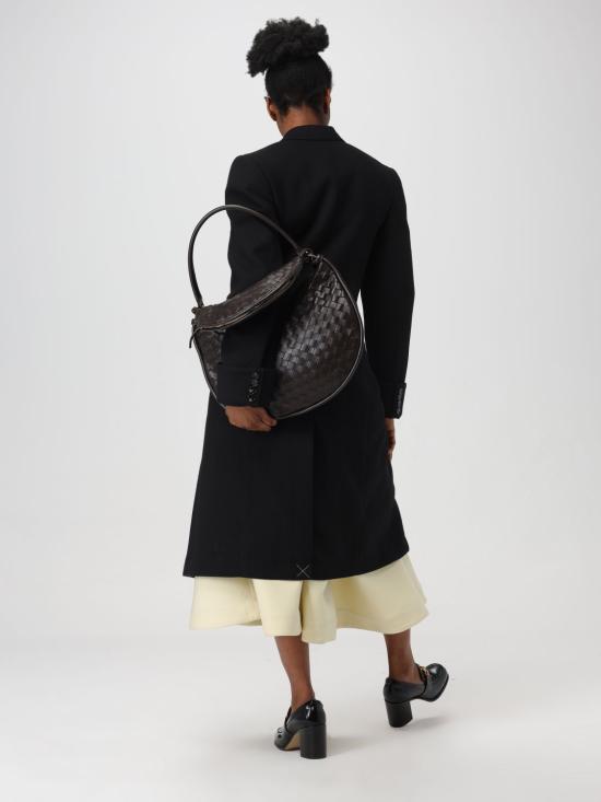 25FW 보테가베네타 코트 753426VKPH0 1000 Black - BOTTEGA VENETA