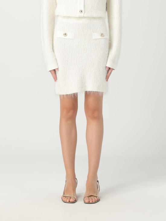  시모나 코르셀리니 숏 스커트 A23CPGOO0101 0653 White