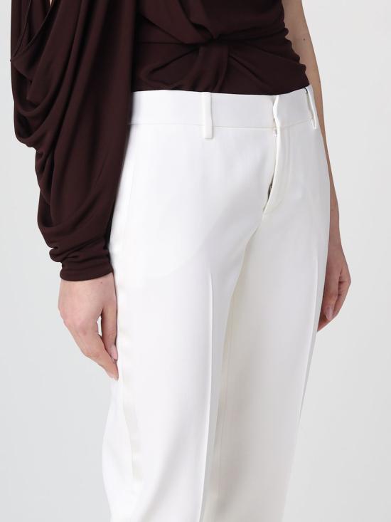 25FW 생로랑 스트레이트 팬츠 516111Y513W 9935 White - SAINT LAURENT