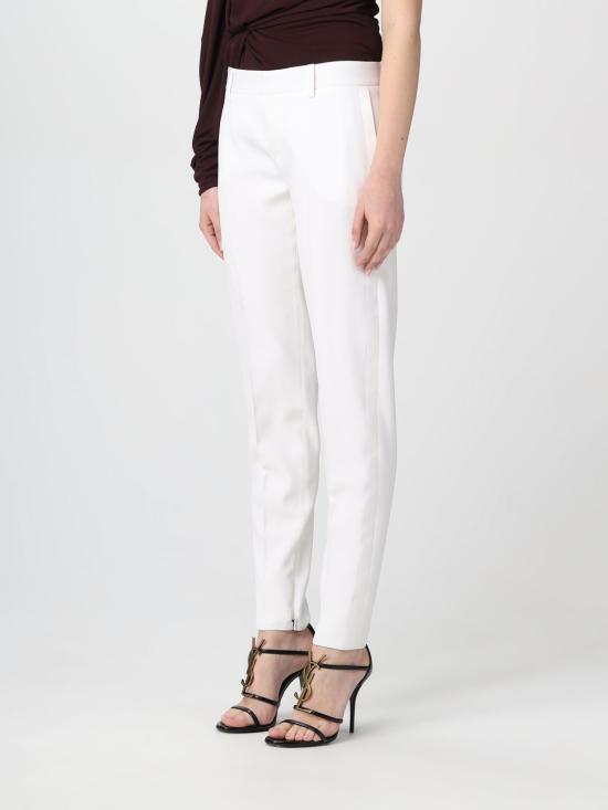 25FW 생로랑 스트레이트 팬츠 516111Y513W 9935 White - SAINT LAURENT