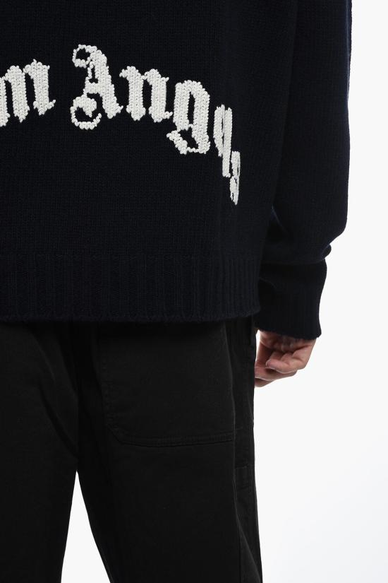  팜앤젤스 터틀넥 PMHE027C99KNI001 4601 Blue - PALM ANGELS