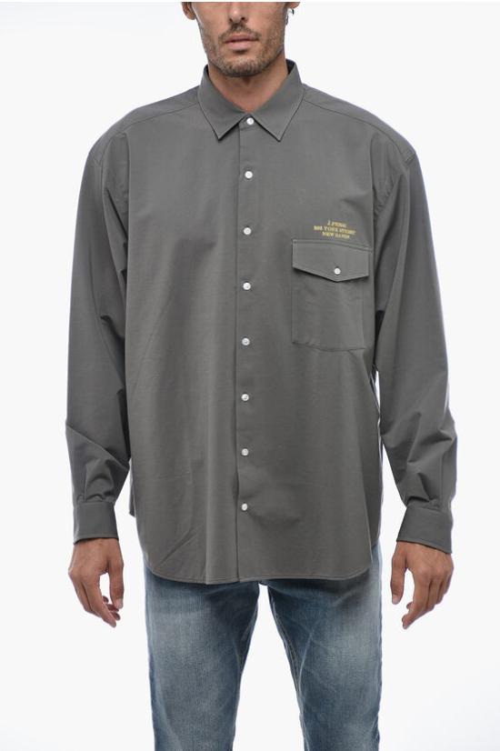  제이프레스 긴팔 셔츠 HSOASS0070CO 004 Gray