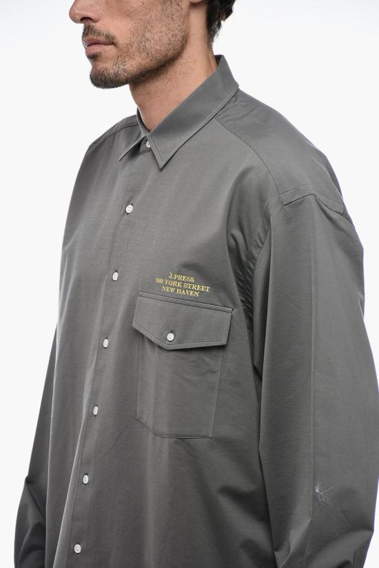  제이프레스 긴팔 셔츠 HSOASS0070CO 004 Gray - J.PRESS