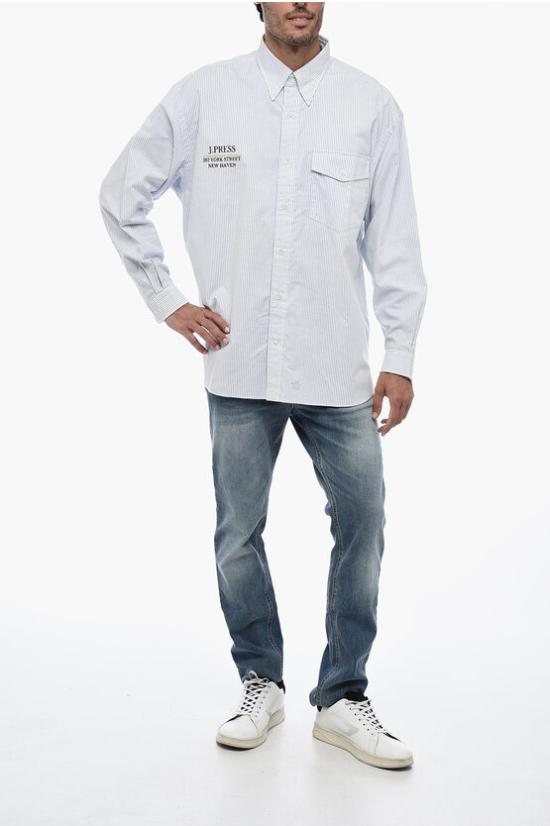  제이프레스 긴팔 셔츠 HSOASS0911CO 174 Blue - J.PRESS