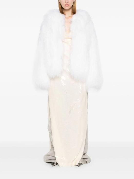 24FW 디 아티코 자켓 248WCB44FUR2 001 WHITE - THE ATTICO