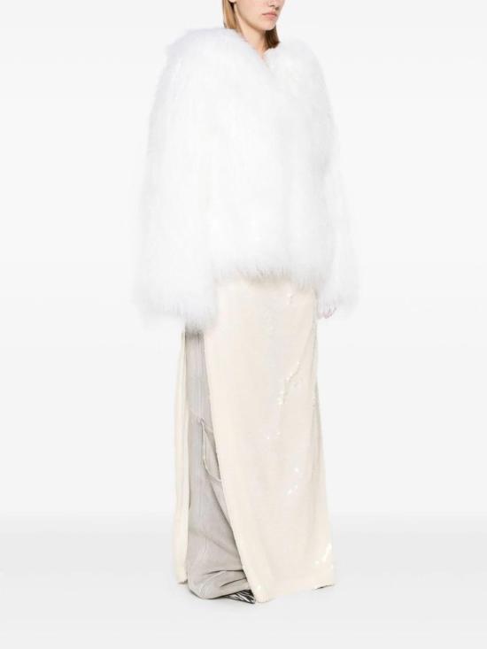 24FW 디 아티코 자켓 248WCB44FUR2 001 WHITE - THE ATTICO