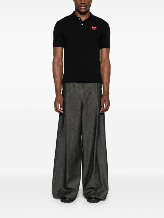  꼼데가르송 폴로 티셔츠 AXT006D1 Black - COMME DES GARCONS