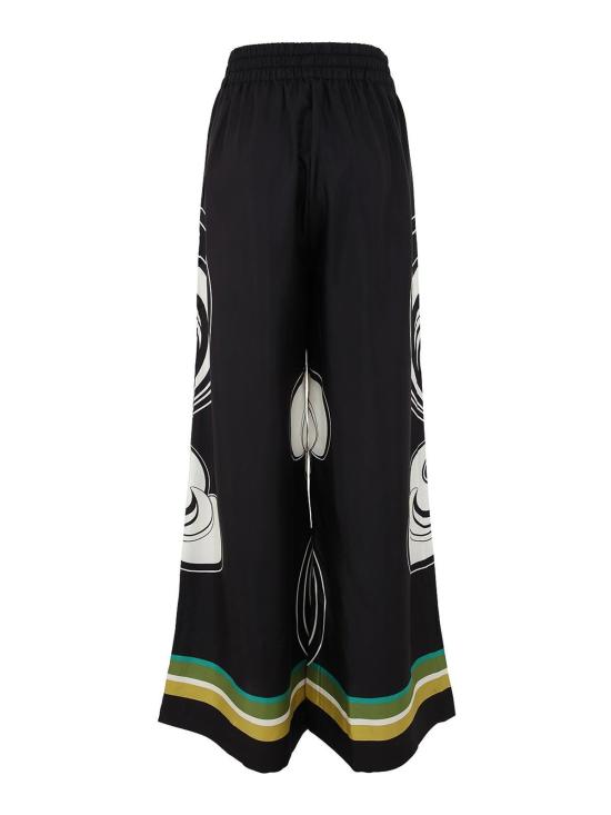  라 더블제이 팔라초 팬츠 TRO0026SIL006092RAS0001 Multicolour - LA DOUBLEJ