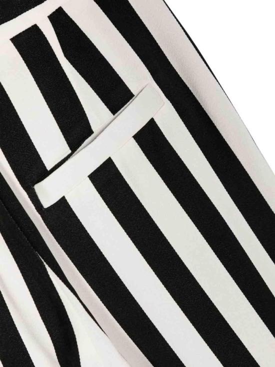 24FW 모스키노 / 주니어 스트레이트 팬츠 HDP05NN0Z9483539 Black BPG - MOSCHINO