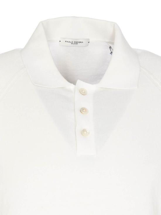 26SS 파올로페코라 폴로 티셔츠 A018F1001102 White - PAOLO PECORA