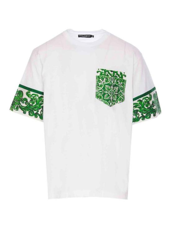  돌체앤가바나 반팔 티셔츠 G8SB2TG7NUNW0800 White