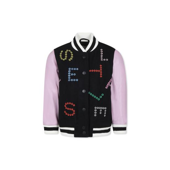 24FW [키즈] 스텔라 맥카트니 봄버 자켓 TV2C27 Z2101 930EM BLACK