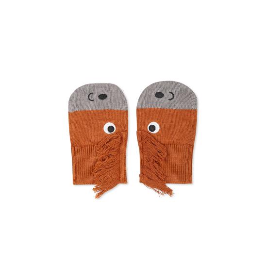 24FW [키즈] 스텔라 맥카트니 장갑 TV0P79 Z1528 317 BROWN