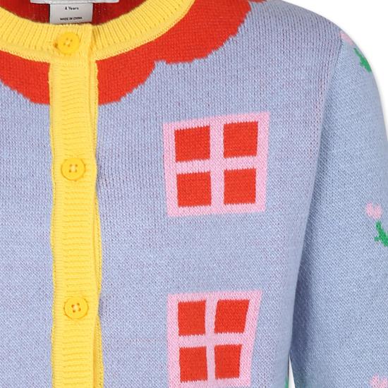 24FW [키즈] 스텔라 맥카트니 가디건 TV9A20 Z1528 999 LIGHT BLUE - STELLA MCCARTNEY