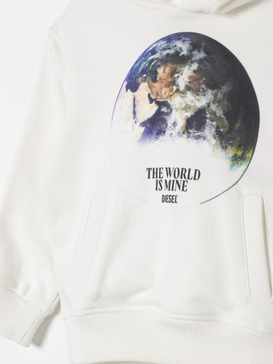 24FW [키즈] 디젤 트레이닝 상의 J020030JFAV K129 Grey - DIESEL