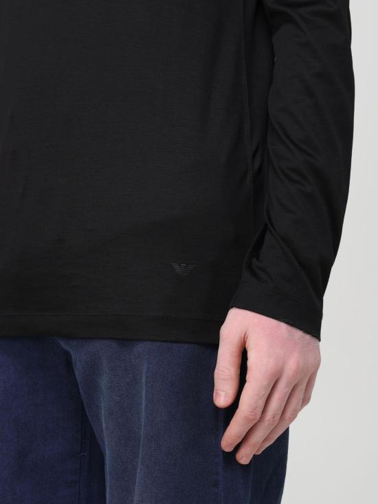 24FW 엠포리오 아르마니 긴팔 티셔츠 8N1TE91JUVZ 0920 Blue - EMPORIO ARMANI