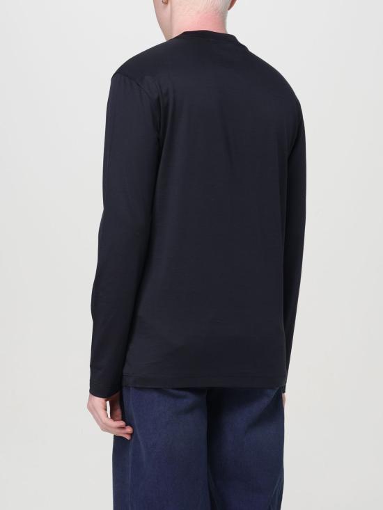 24FW 엠포리오 아르마니 긴팔 티셔츠 8N1TE91JUVZ 0920 Blue - EMPORIO ARMANI