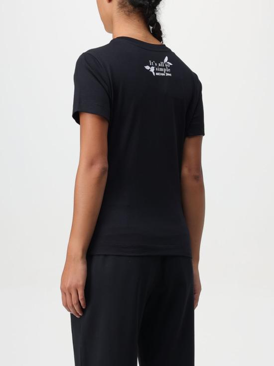 24FW 모스키노 반팔 티셔츠 07168237 1555 Black - MOSCHINO