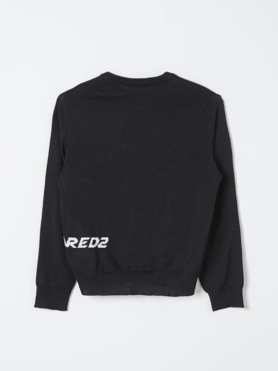 25FW [키즈] 디스퀘어드2 티셔츠 DQ2453D003F DQ900 Black - DSQUARED2