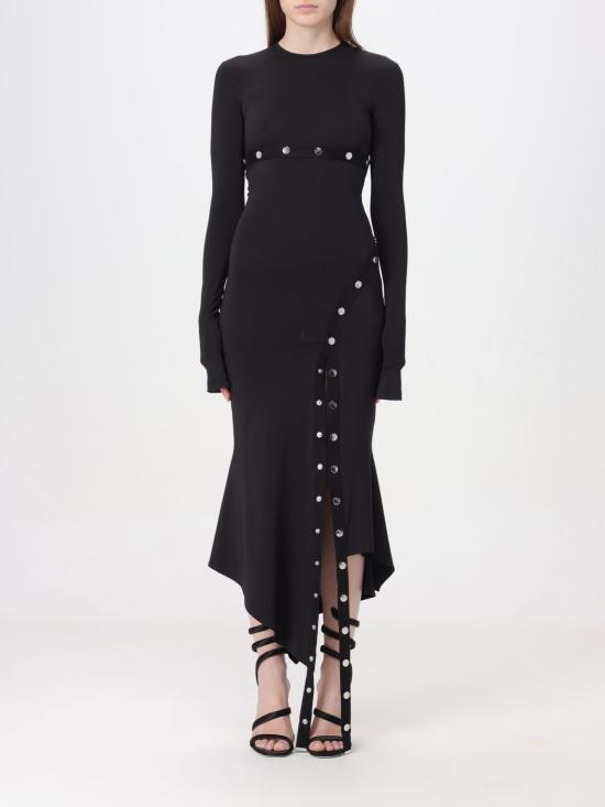  디 아티코 롱 원피스 241WCM99A014 100 Black