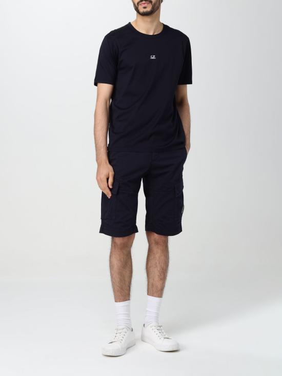 25FW 씨피 컴퍼니 반팔 티셔츠 16CMTS088A006374G 888 Blue - C.P. COMPANY