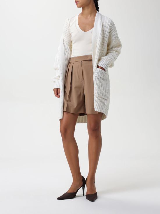 24FW 막스마라 가디건 2421346011600 001 Yellow Cream - MAX MARA