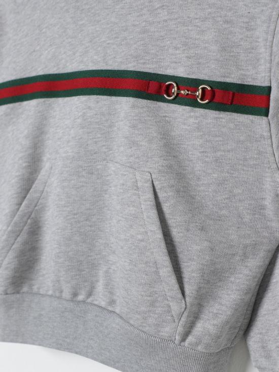 25SS [키즈] 구찌 트레이닝 상의 787341XJGPC 1183 Grey - GUCCI