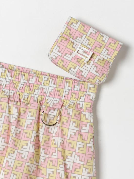  [키즈] 펜디 쇼츠/버뮤다 JFF335AQUK F14OQ Pink - FENDI