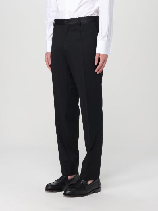 25FW 돌체앤가바나 스트레이트 팬츠 GWZMXTGG861 N0000 Black - DOLCE & GABBANA