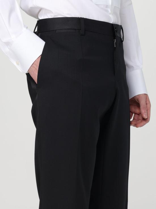 25FW 돌체앤가바나 스트레이트 팬츠 GWZMXTGG861 N0000 Black - DOLCE & GABBANA