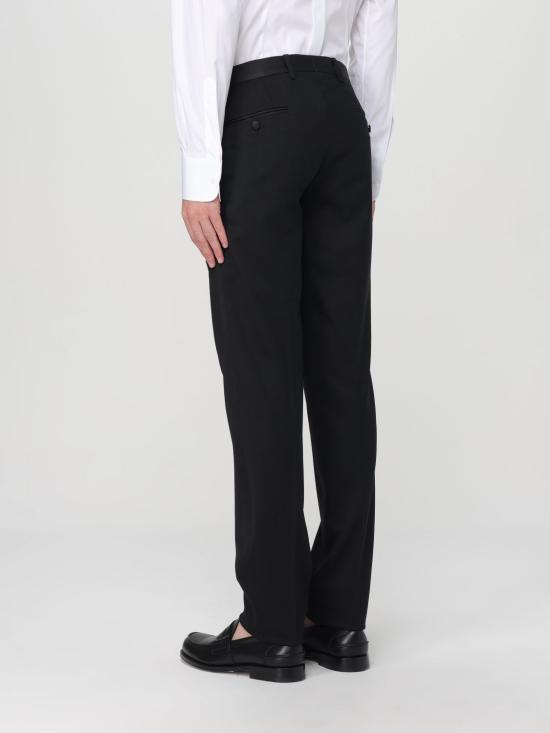 25FW 돌체앤가바나 스트레이트 팬츠 GWZMXTGG861 N0000 Black - DOLCE & GABBANA