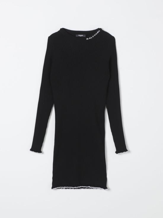 25FW [키즈] 발망 원피스 BV1A80Z2358 930AG Black