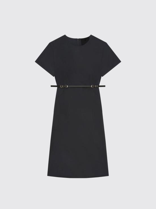 25FW 지방시 미디 원피스 BW222714L1 001 Black