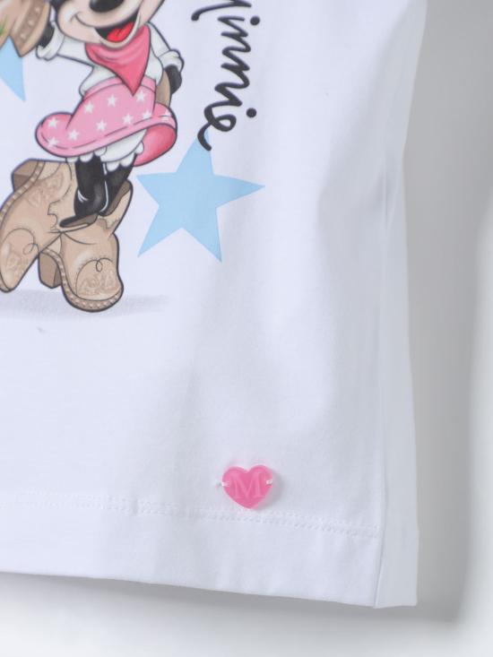 25FW [키즈] 모나리자 티셔츠 11C6083201 0099 White - MONNALISA