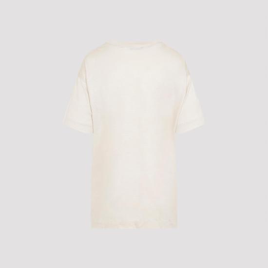 24FW 르메르 반팔 티셔츠 TO1295 LJ1026 WH048 LIGHT CREAM WHITE - LEMAIRE