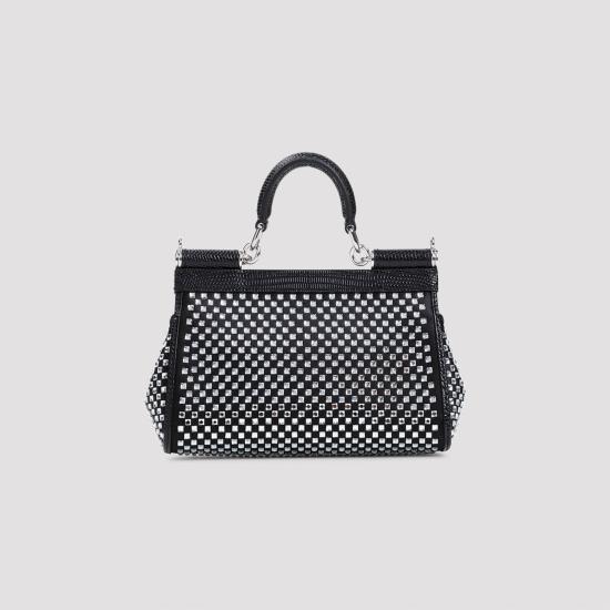 24FW 돌체앤가바나 토트백 BB7116 AP602 8S488 NERO CRYSTAL - DOLCE & GABBANA