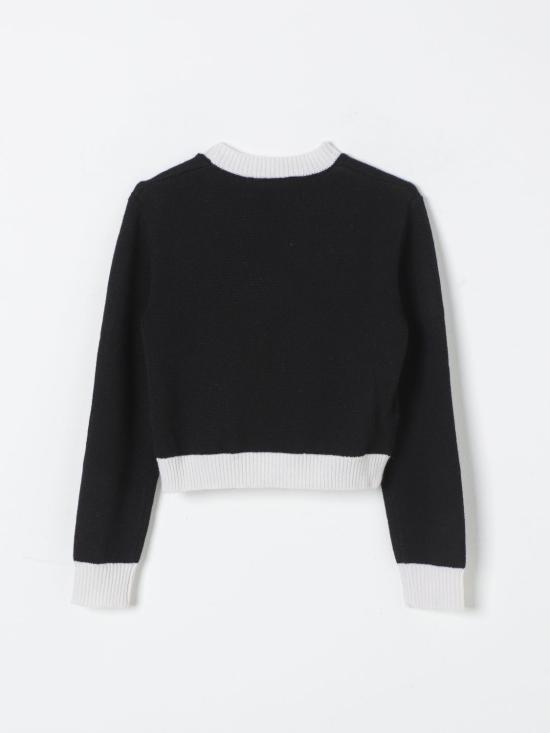 24FW [키즈] 마르니 트레이닝 상의 M00993M00ML 0M900 Black - MARNI