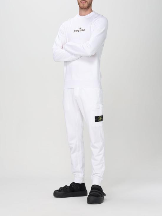 24FW 스톤 아일랜드 긴팔 티셔츠 811566182 V0001 White - STONE ISLAND