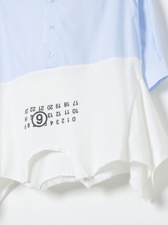 24FW [키즈] MM6 메종마르지엘라 원피스 M60640MM014 M6C24 Gnawed Blue - MM6 MAISON MARGIELA