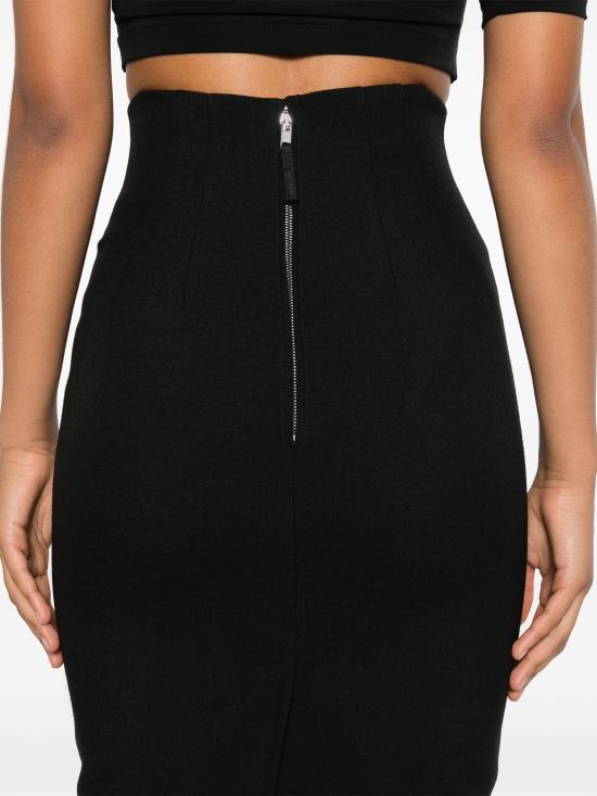 24FW 릭 오웬스 롱 스커트 RP02D3344WGP 09 BLACK - RICK OWENS