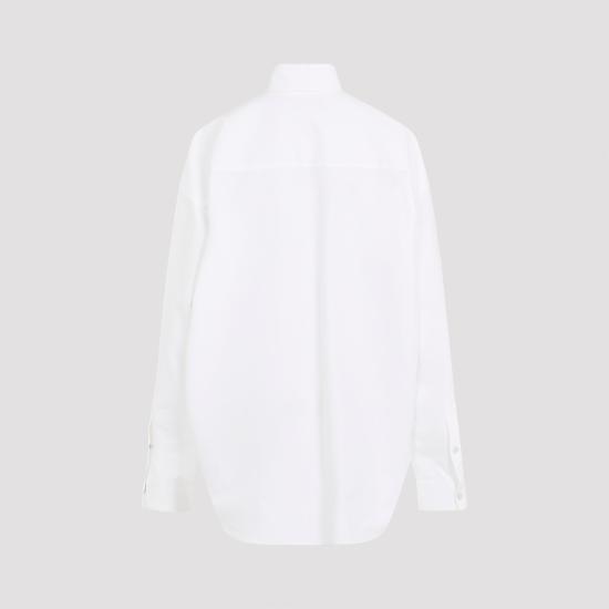 24FW 발렌시아가 셔츠 794462 TQM30 9140 WHITE WHITE - BALENCIAGA