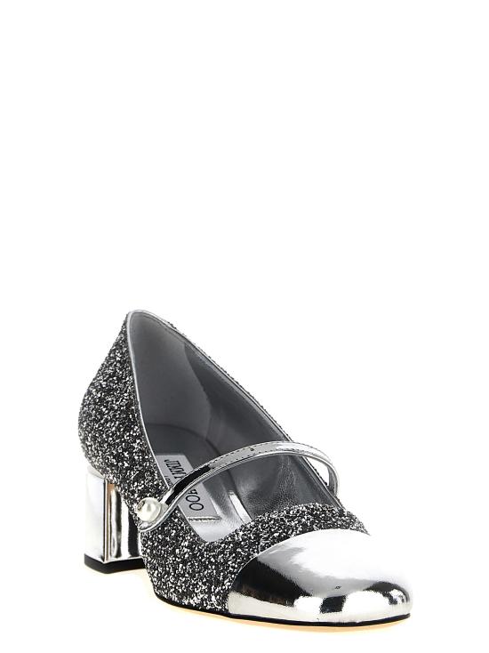 24FW 지미추 힐/펌프스 ELISA45JBZSILVERSILVER Silver - JIMMY CHOO