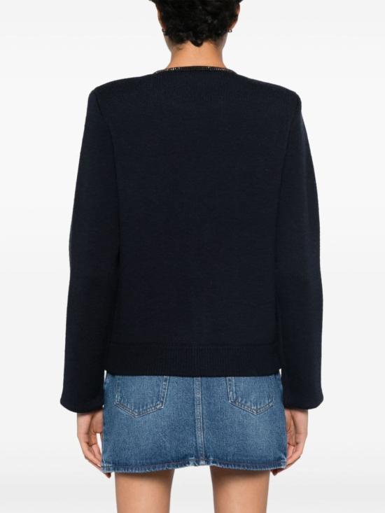  셀프 포트레이트 가디건 AW24168CBL S - SELF PORTRAIT