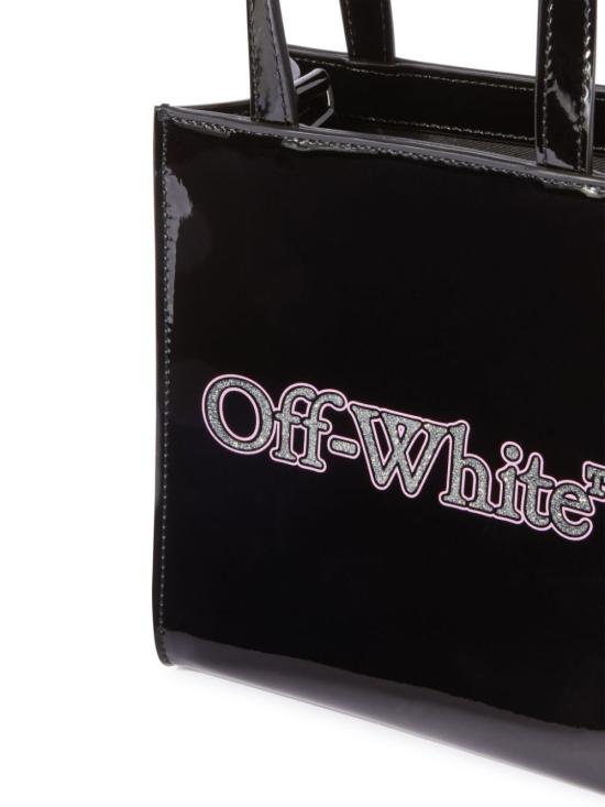 24FW [키즈] 오프화이트 토트백 OGNA002F24FAB001 1083 BLACK GL - OFF WHITE