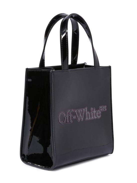 24FW [키즈] 오프화이트 토트백 OGNA002F24FAB001 1083 BLACK GL - OFF WHITE
