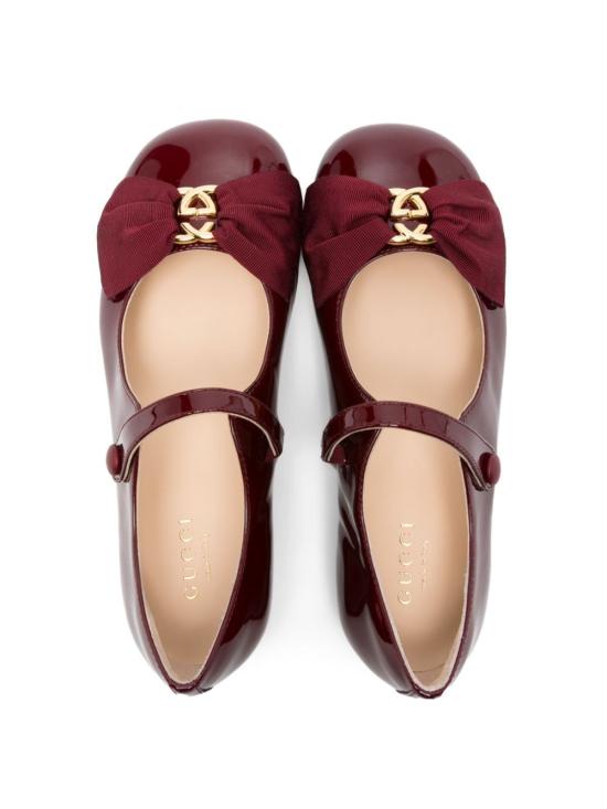 24FW [키즈] 구찌 플랫 슈즈 793065 AADOY 6243 ROS ANC PO - GUCCI